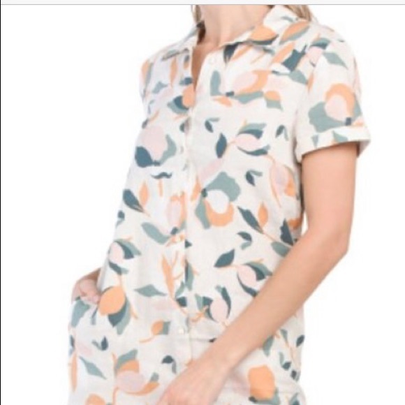 Rachel Zoe 100% Linen Floral Dress with Pockets NWT - Picture 4 of 5